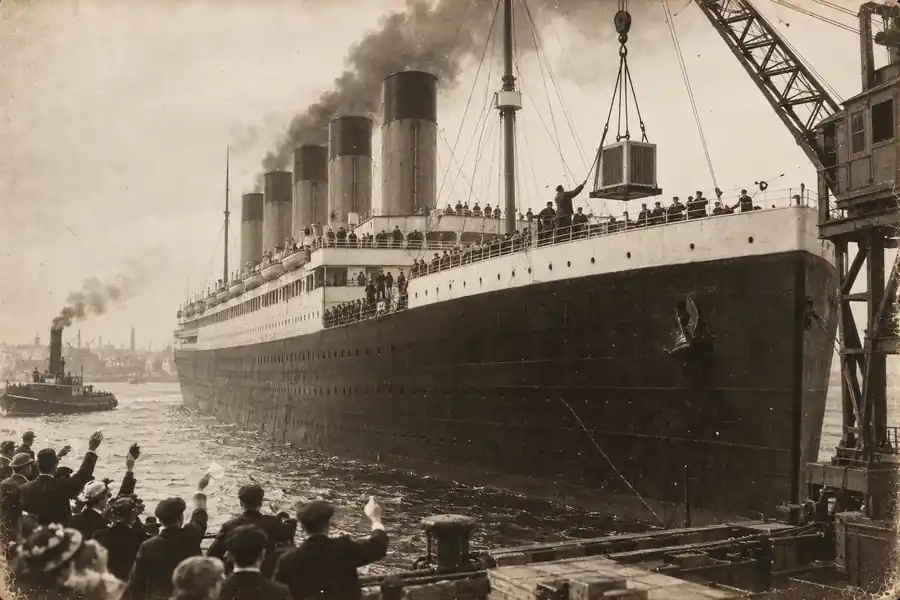 A famous historical scene with an air conditioner added